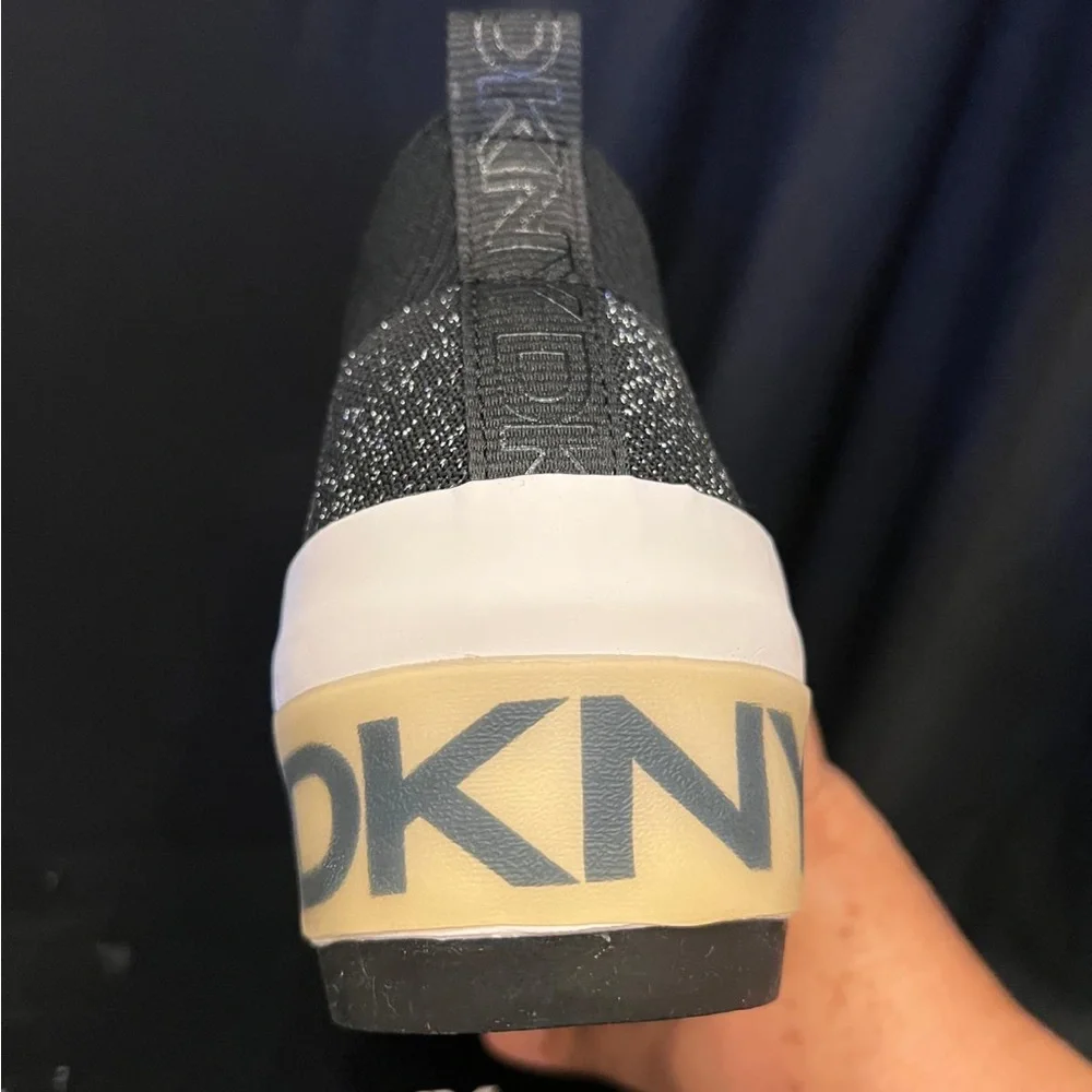 DKNY Men's Black Slip-On Sneakers - Picture 4 of 5